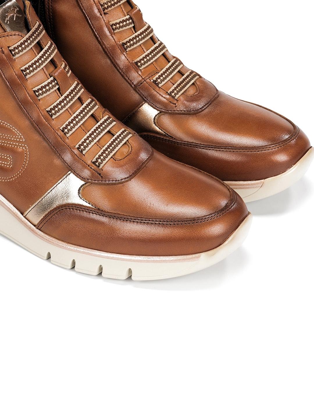 Botín UNION F2077 Fluchos Marrón Mujer