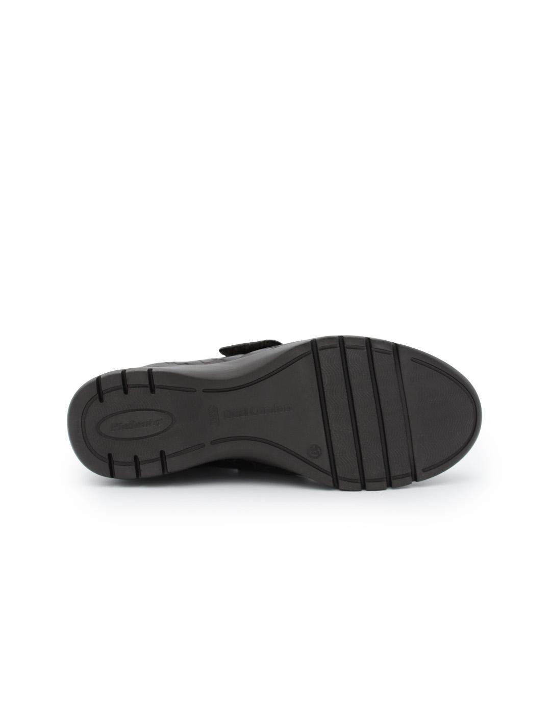 Zapato Coco Tira Ajustable Pie Santo 255852 Mujer Caoba/Topo