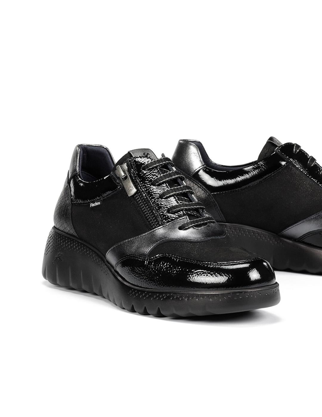 Zapato deportivo Live Fluchos F2248 Negro Mujer