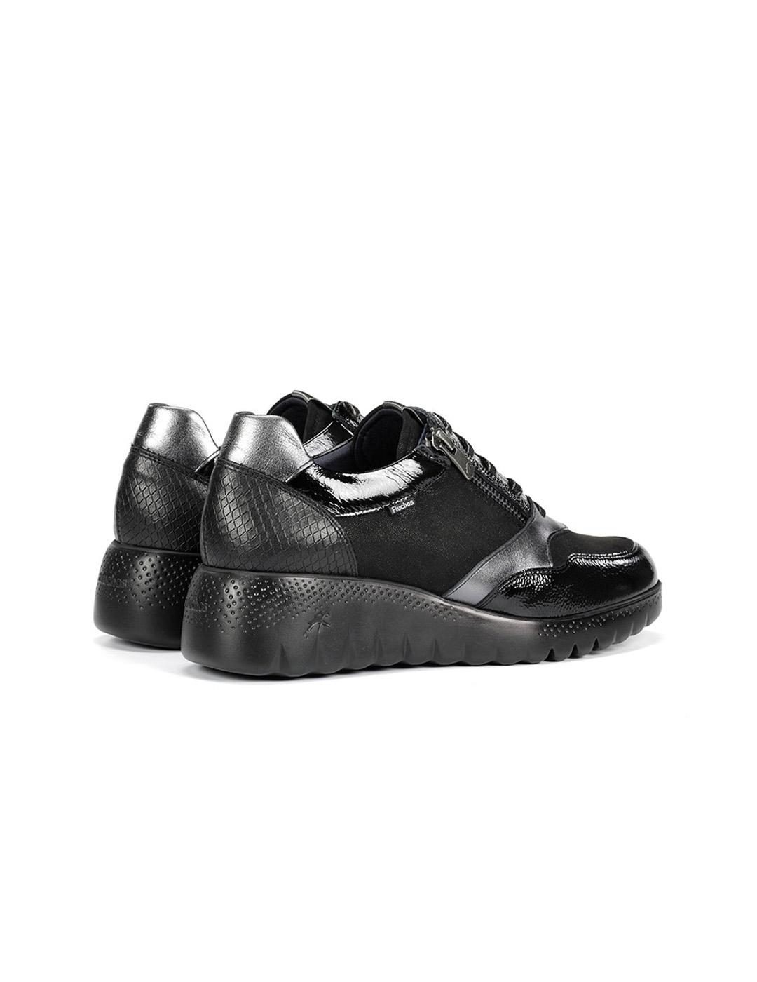 Zapato deportivo Live Fluchos F2248 Negro Mujer