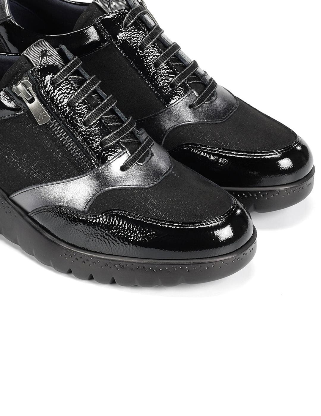 Zapato deportivo Live Fluchos F2248 Negro Mujer