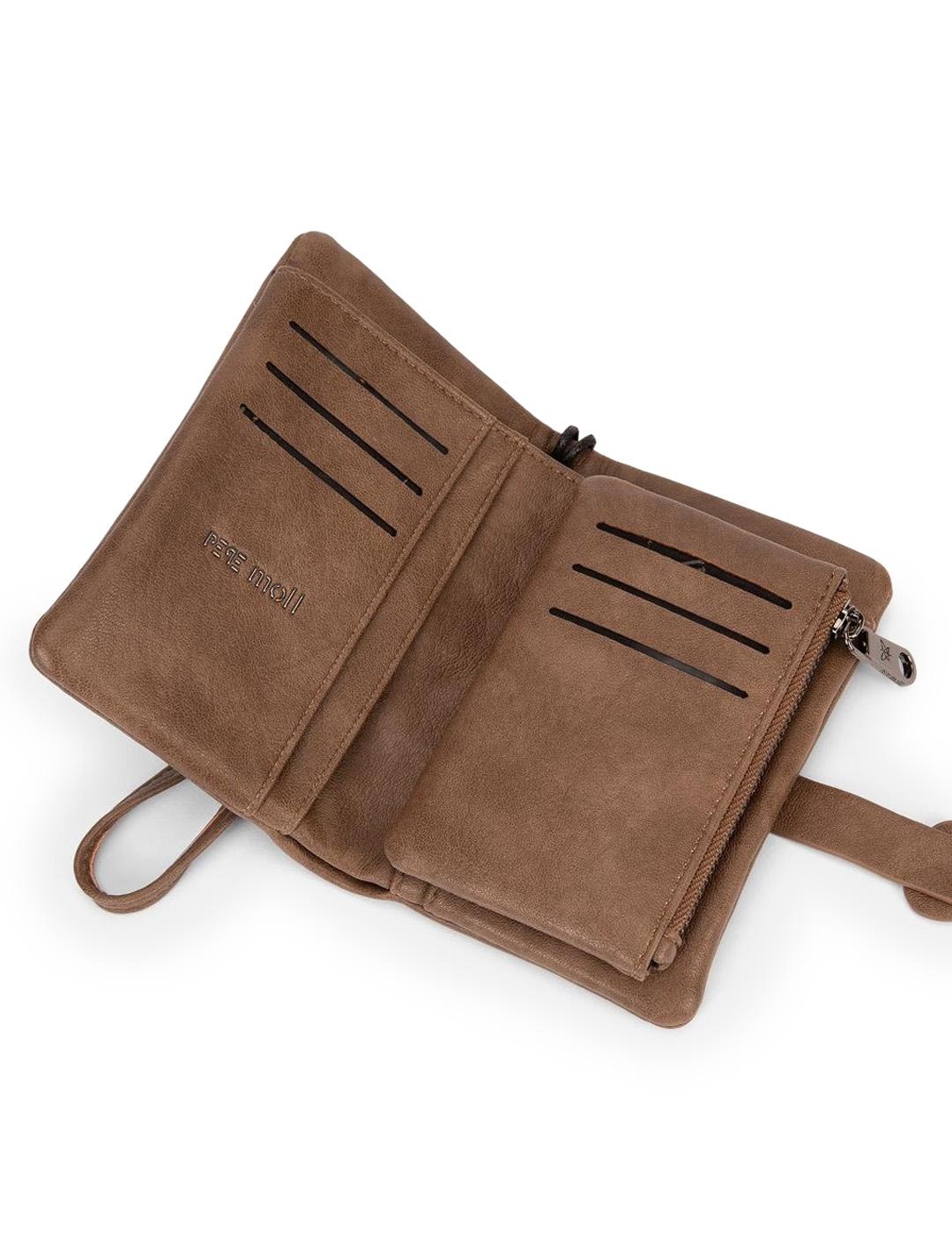 Monedero Tarjetero Pepe Moll 252701 Marrón claro