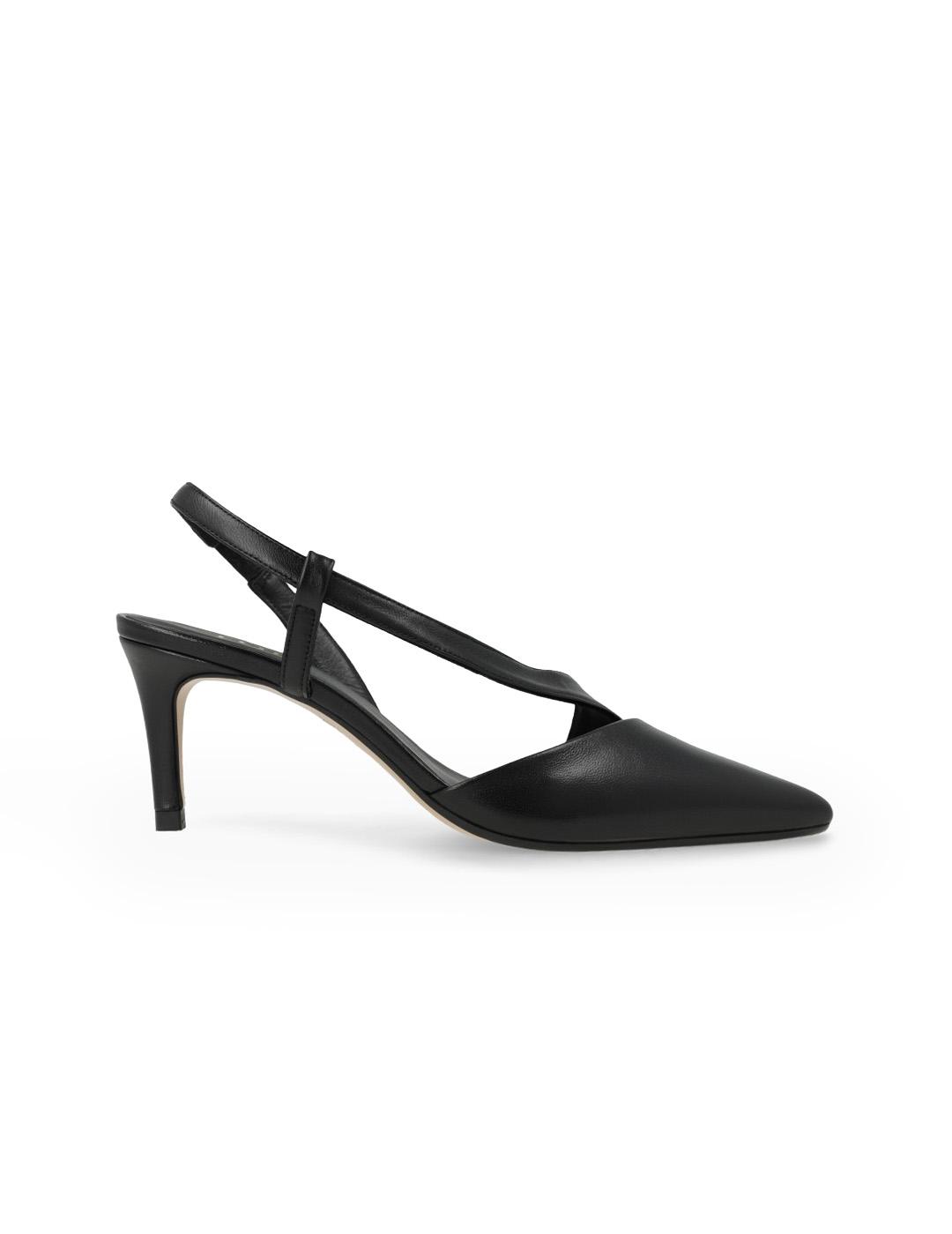 Zapato Salón Destalonado Lodi NALTOM Negro Mujer