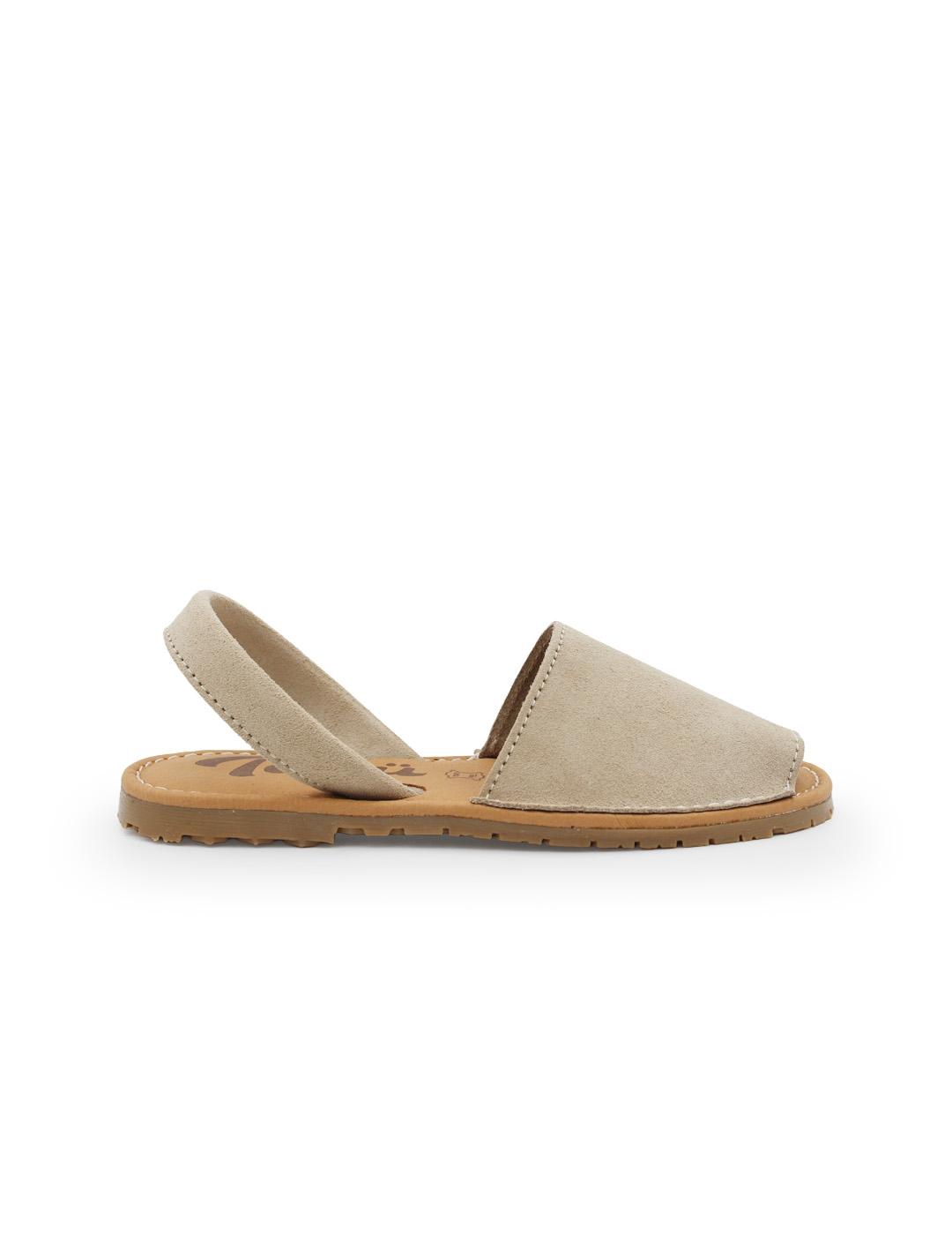 Menorquina Tabü 550 Piel Beige Mujer